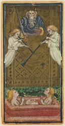 Der Engel, Faksimile einer Tarotkarte aus dem 